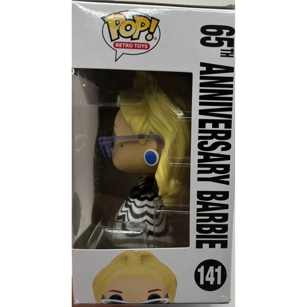 Funko Pop Retro Toys 65th Anniversary Barbie 141 Vinyl Figure 65 Exclusive